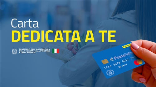 Carta Dedicata a te. Misura di sostegno ai nuclei familiari in stato di bisogno per l'acquisto di beni alimentari di prima necessità. Decreto interministeriale 24 giugno 2026, pubblicato nella Gazzetta Ufficiale n. 178 del 3 agosto 2026, e comunicazione del decreto direttoriale 1 settembre 2026.